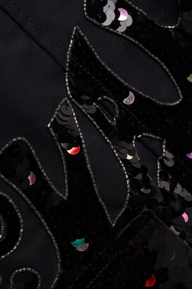Valentino Embellished Cotton-gabardine Hooded Parka