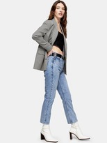Thumbnail for your product : Topshop Slim Wide Jeans - Bleached Blue