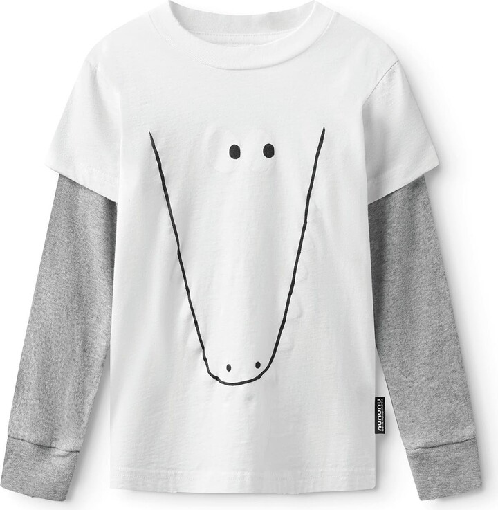 Nununu Kids' Kooky Croco Layered Graphic T-Shirt