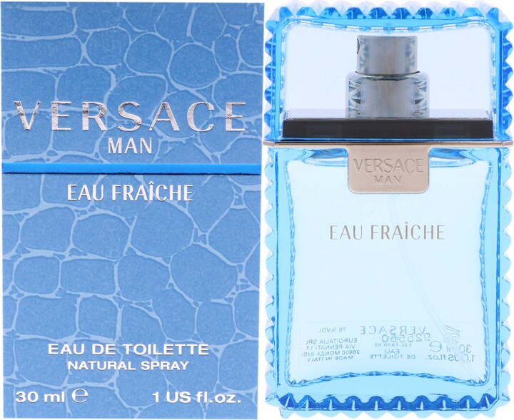 Versace Man Eau Fraiche 1 oz Eau de Toilette Spray for Men