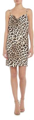 Bardot Sleeveless Leopard Print Dress