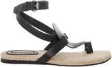 Thumbnail for your product : Max Studio Junior - Leather Ankle Wrap Sandals