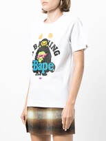 Thumbnail for your product : A Bathing Ape graphic-print cotton T-shirt