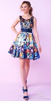 Thumbnail for your product : Mac Duggal Sleeveless Barcelona Print Fit and Flare Cocktail Dress