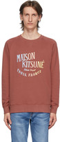 Thumbnail for your product : MAISON KITSUNÉ Pink Palais Royal Sweatshirt