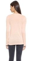 Thumbnail for your product : Enza Costa Slim Crew Neck Sweater
