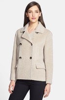 Thumbnail for your product : ANDEAN Short Wool & Alpaca Blend Peacoat
