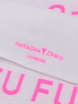 Natasha Zinko Logo Ribbed Socks