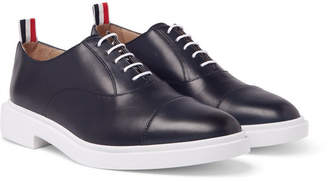 Thom Browne Cap-Toe Leather Oxford Shoes - Men - Navy