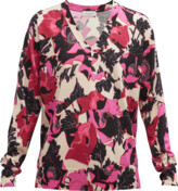 Thumbnail for your product : Dries Van Noten Netti Flotal-Print V-Neck Sweater