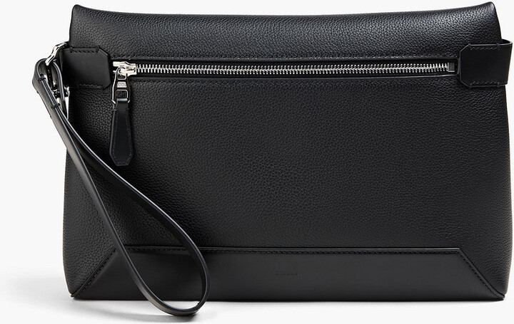 1893 Harness pebbled-leather pouch