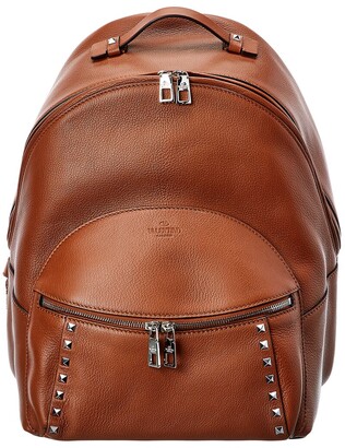 valentino leather backpack