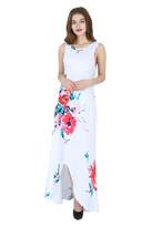 Thumbnail for your product : YMING Women's Criss-Back Sleeveless Floral Print Party Maxi Dress L