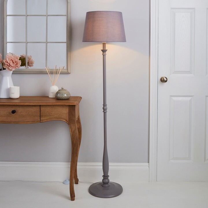 Dunelm Tofty Grey Floor Lamp Grey ShopStyle