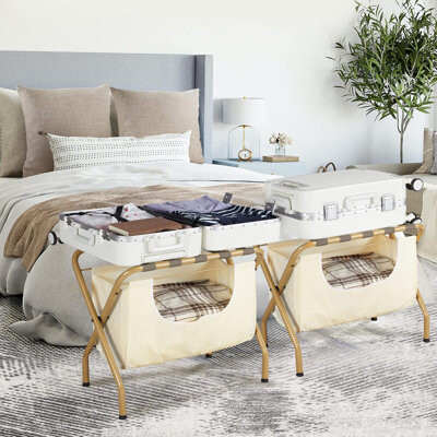 RIVERCITY CUSTOM CABINETRY, INC. Folding Metal Luggage Rack - ShopStyle