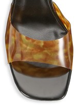 Thumbnail for your product : Bzees Juju Tortoise Vinyl & Leather Mules