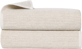 Superior Destin Viscose Cotton Blend Medium Weight Textured Ribbed Bath Sheets
