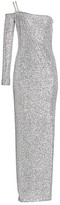 Thumbnail for your product : St. John Sequin One-Shoulder Gown