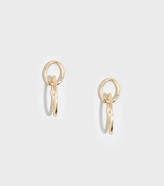 Thumbnail for your product : New Look Double Oval Linked Earrings