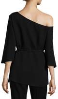 Thumbnail for your product : Lafayette 148 New York Self-Tie Silk Blouse