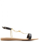 Thumbnail for your product : Stella McCartney Faux-leather and chain-detail sandals