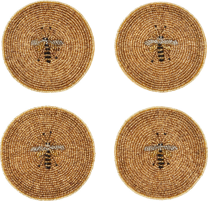 Joanna Buchanan of-Four Stripey Bee CoastersBuchanan