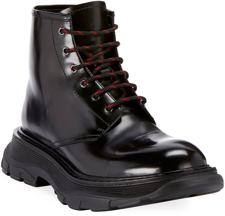 rubber sole boots mens