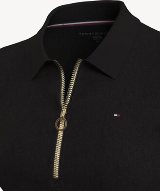 Tommy Hilfiger Slim Fit Essential Zip Polo - ShopStyle Tops