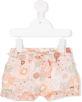 Thumbnail for your product : Chloé Children Floral Bow Shorts