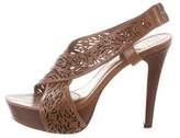 Thumbnail for your product : Diane von Furstenberg Laser Cut Platform Sandals