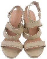 Thumbnail for your product : See by Chloe Leather Platform Sandals