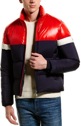 moncler fitted puffer jacket