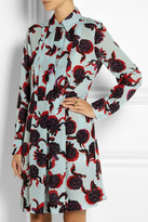 Thumbnail for your product : See by Chloe Printed georgette shirt dress