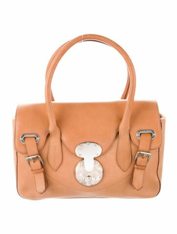 Ralph Lauren Brown Leather Handle Bag ShopStyle