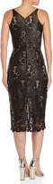 Thumbnail for your product : Dress the Population Angela Sequin Midi Dress
