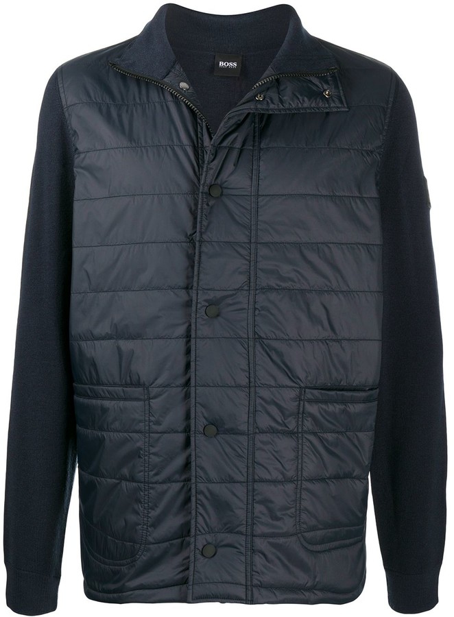 Hugo Boss Leather Jacket Men | Shop the world's largest collection of  fashion | ShopStyle