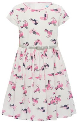 M&Co Parrot print belted dress
