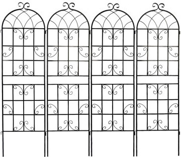 Astoria Grand Versatile Metal Trellis for Outdoor Plants Enhancing Garden Beauty
