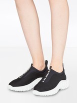 Thumbnail for your product : Miu Miu Stretch Knit Slip-On Sneakers