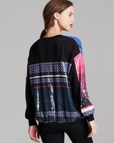 Thumbnail for your product : Clover Canyon Sweatshirt - Enchanted Woodlands Sequin