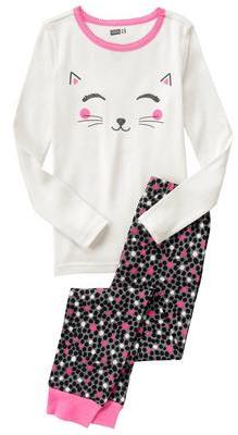 Crazy 8 Cat 2-Piece Pajama Set