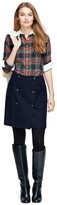 Thumbnail for your product : Brooks Brothers Wool A-Line Wrap Skirt