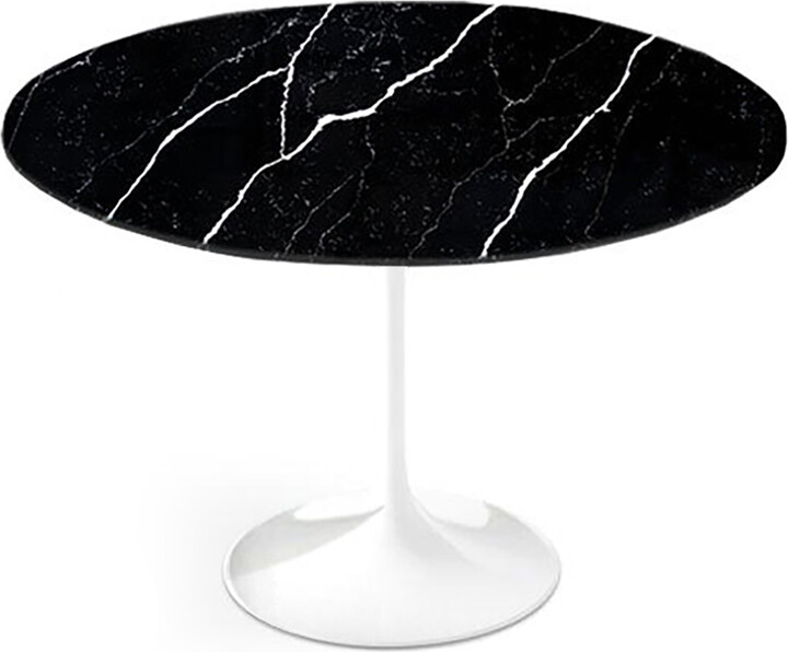 Eero Saarinen Black Calacatta Quartz Tulip Dining Table ShopStyle