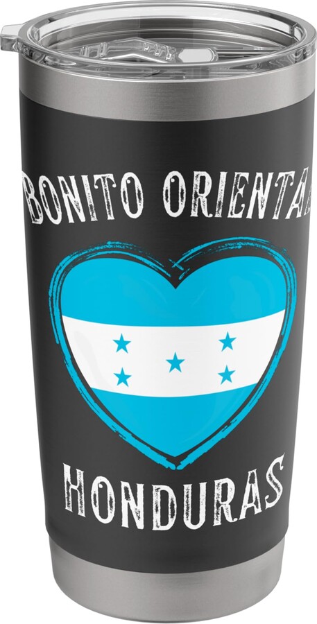 I Love Honduras Bonito Oriental Designs Honduras Flag Heart Bonito Oriental City Stainless Steel Insulated Tumbler