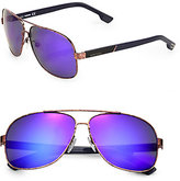 Thumbnail for your product : Diesel 63mm Oversized Navigator Sunglasses