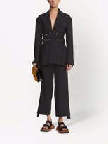 Thumbnail for your product : Proenza Schouler Embroidered Wide Lapel Blazer
