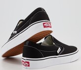 Thumbnail for your product : Vans Classic Slip On Trainers Black White Fl21