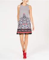 Thumbnail for your product : Laundry by Shelli Segal Embroidered A-Line Dress