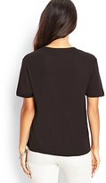 Thumbnail for your product : Forever 21 Contemporary Love Defined Woven Tee