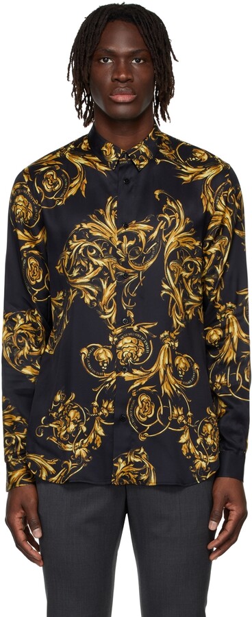 Versace Jeans Couture Black Garland Shirt - ShopStyle